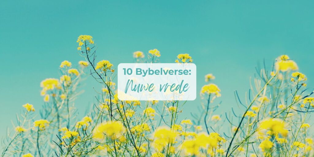 Bybelverse oor vrede